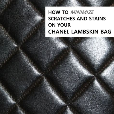 lambskin purse scratches